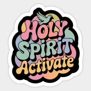 Holy Spirit Activate Christian Gift Sticker